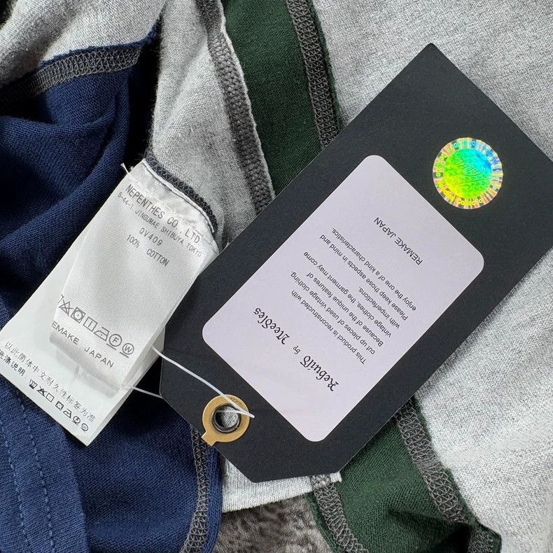 Needles Needles Remade Colorblock Long Sleeve Tee - dmc Size US M / EU 48-50 / 2 - 5 Thumbnail