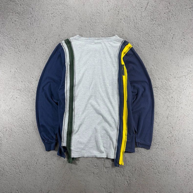 Needles Needles Remade Colorblock Long Sleeve Tee - dmc Size US M / EU 48-50 / 2 - 2 Thumbnail