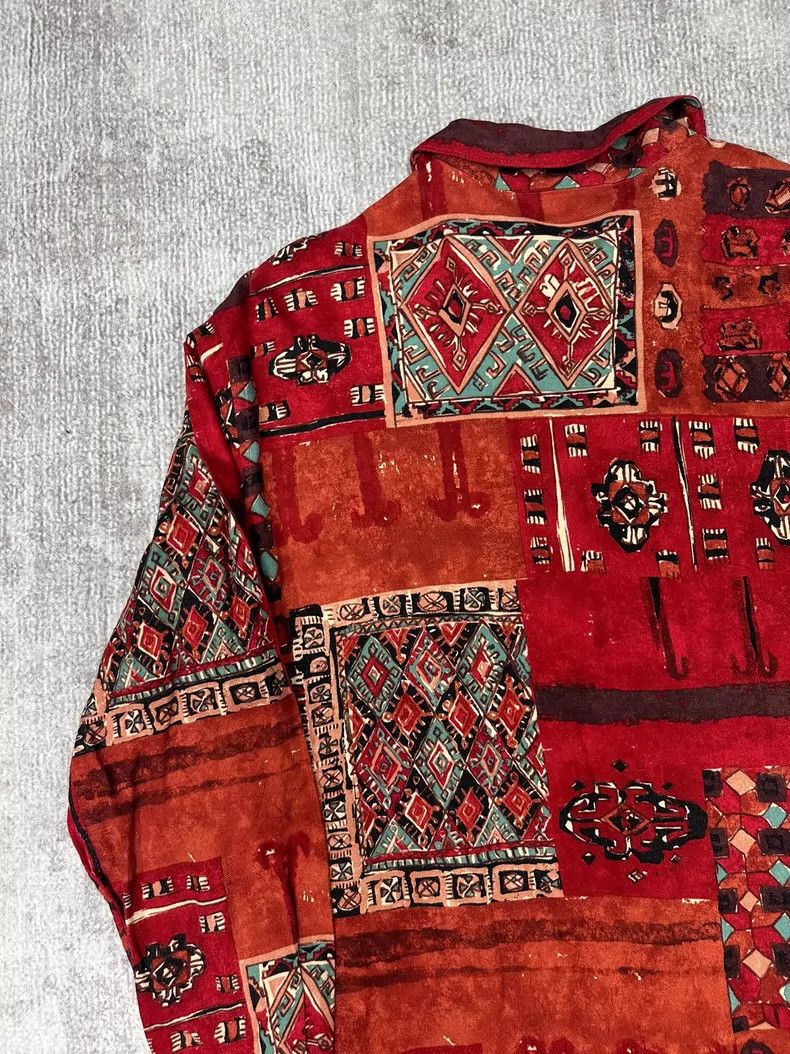 Issey Miyake Issey Miyake Vintage Art Print Shirt - dmc Size US L / EU 52-54 / 3 - 7 Thumbnail