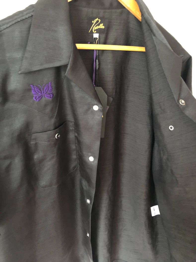 Needles NEEDLES S/S COWBOY SATIN SHIRT - dmc Size US XL / EU 56 / 4 - 9 Thumbnail