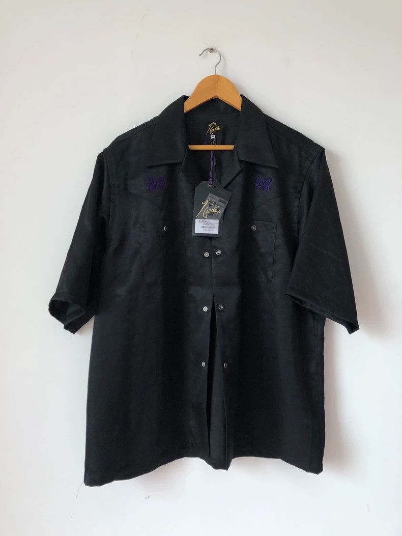 Needles NEEDLES S/S COWBOY SATIN SHIRT - dmc Size US XL / EU 56 / 4 - 2 Thumbnail
