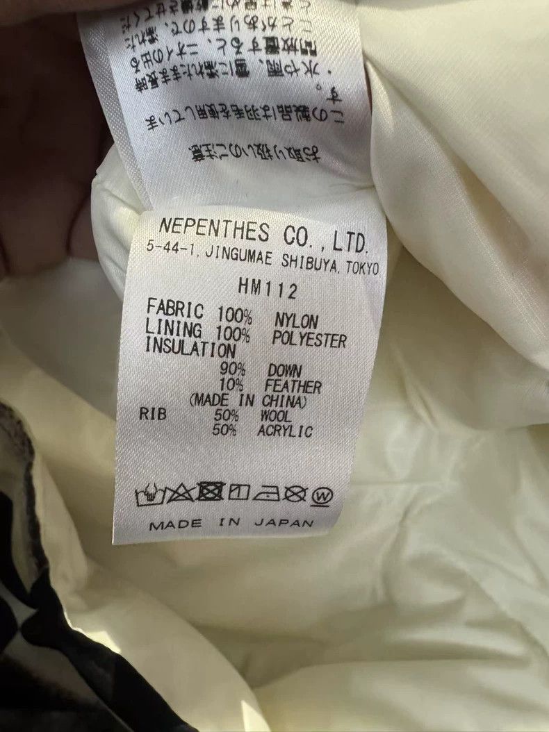 Needles NEEDLES Striped Down Jacket S - dmc Size US S / EU 44-46 / 1 - 3 Thumbnail