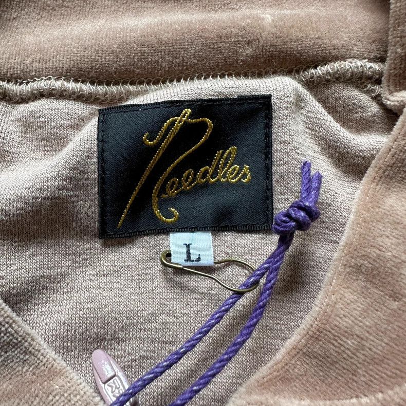 Needles Needles Velour Light Khaki Jacket - dmc Size US L / EU 52-54 / 3 - 3 Thumbnail