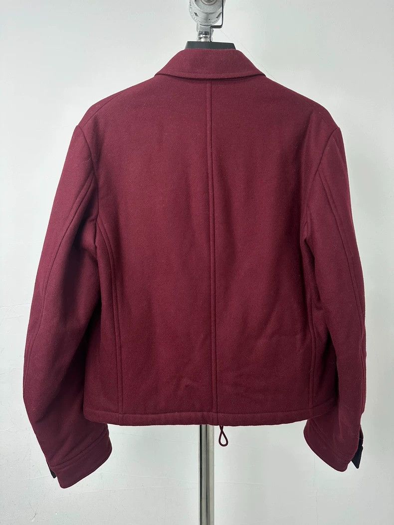 Dries Van Noten Dries Van Noten Boston Red Wool Jacket - dmc Size US L / EU 52-54 / 3 - 4 Thumbnail