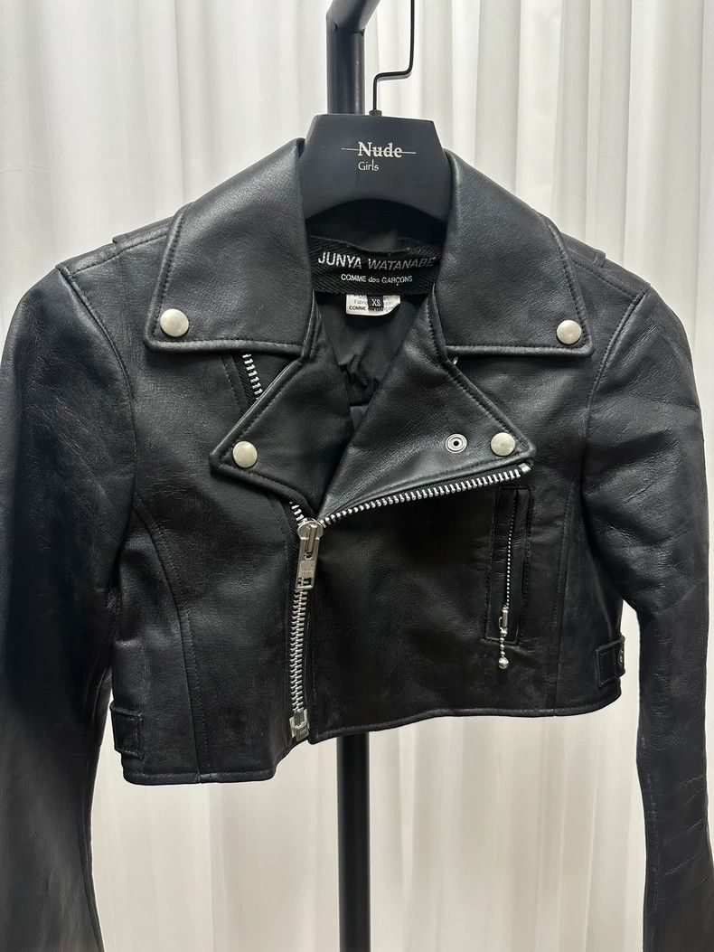 Junya Watanabe Junya Watanabe Cropped Leather Jacket - dmc Size US XS / EU 42 / 0 - 3 Thumbnail
