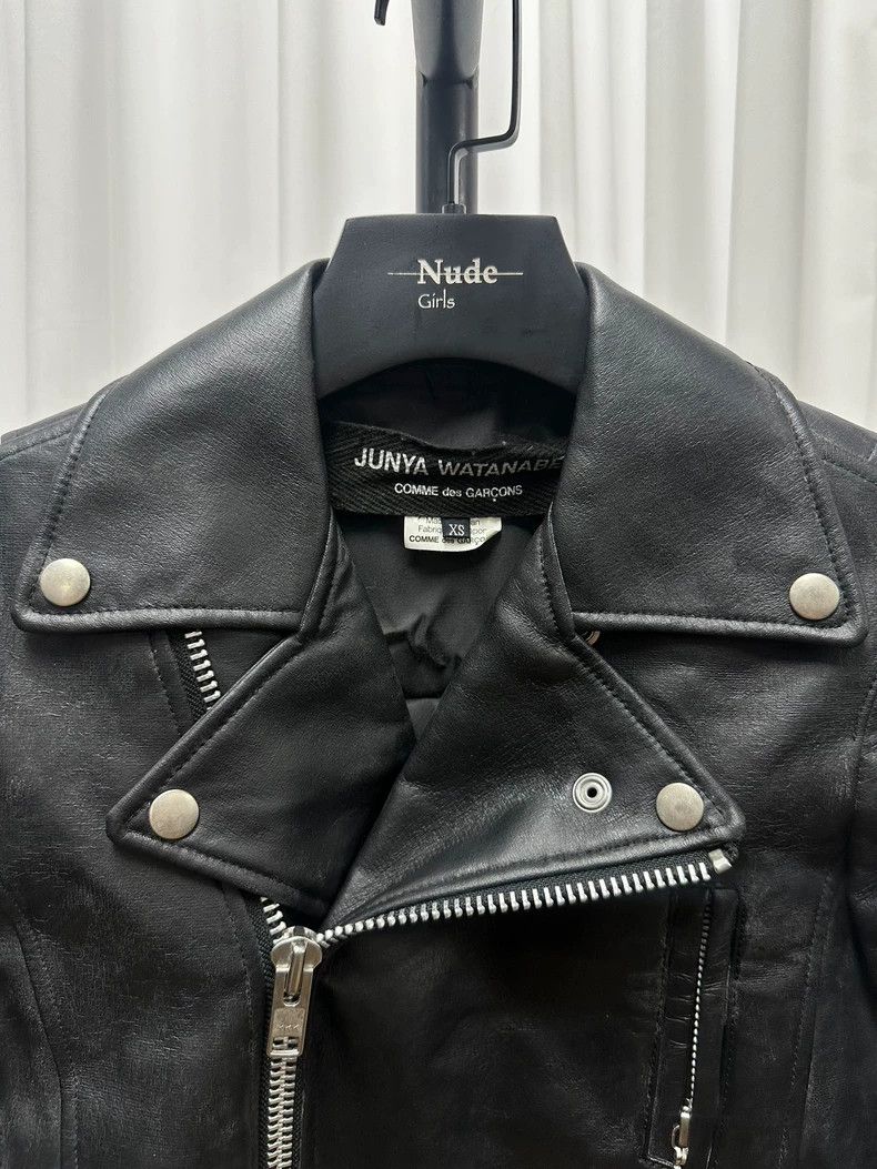 Junya Watanabe Junya Watanabe Cropped Leather Jacket - dmc Size US XS / EU 42 / 0 - 4 Thumbnail