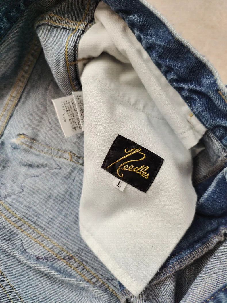 Needles NEEDLES ASSORTED PATCHES JEANS - dmc Size US 34 / EU 50 - 4 Thumbnail