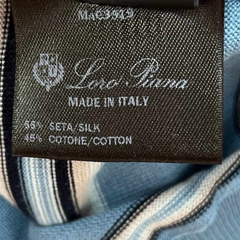 Loro Piana Loro Piana Striped Knit Short Sleeve - dmc Size US XL / EU 56 / 4 - 3 Thumbnail