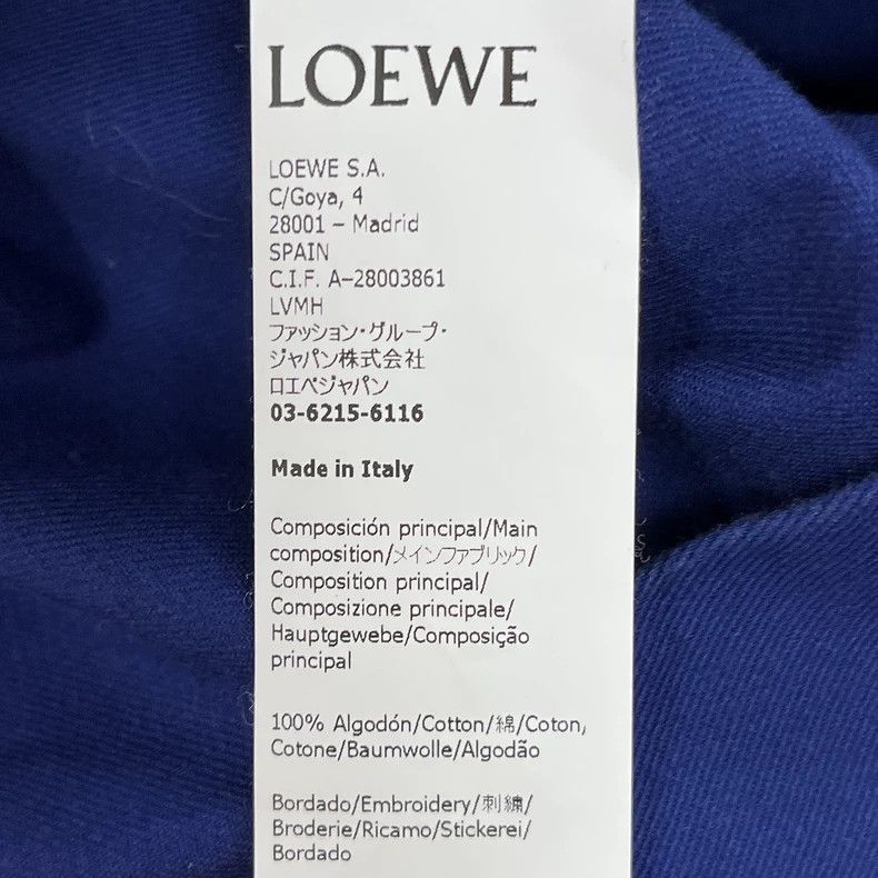 Loewe LOEWE Blue Long Sleeve Shirt - dmc Size US XXL / EU 58 / 5 - 4 Thumbnail