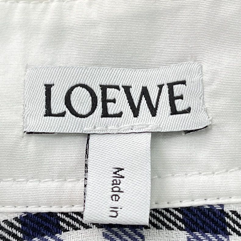 Loewe Loewe Red Blue Gray Stripe Long Shirt - dmc Size US XS / EU 42 / 0 - 5 Thumbnail