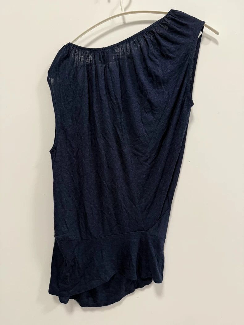 Vivienne Westwood Vivienne Westwood Blue Pleated Collar Vest - dmc Size US M / EU 48-50 / 2 - 2 Thumbnail
