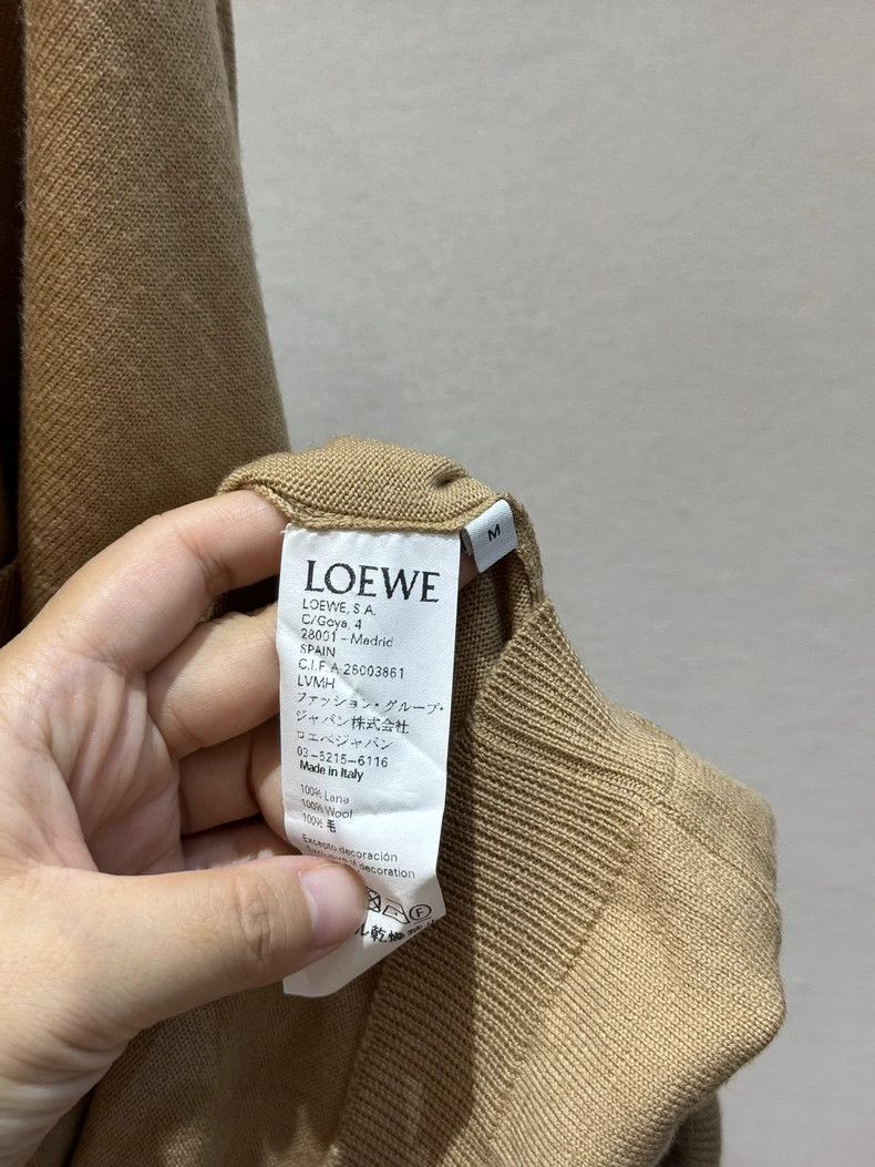 Loewe LOEWE Beige Polo Collar Knit Sweater - dmc Size US M / EU 48-50 / 2 - 4 Thumbnail