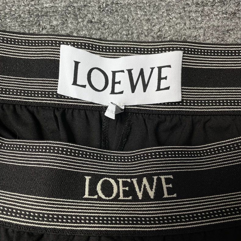 Loewe LOEWE Black Wide-Leg Casual Pants - dmc Size US 38 / EU 54 - 3 Thumbnail