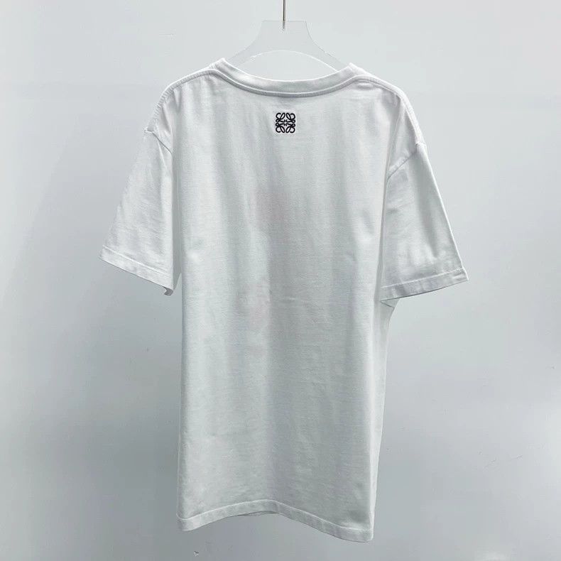 Loewe Loewe White Logo Short Sleeve T-shirt - dmc Size US M / EU 48-50 / 2 - 2 Thumbnail