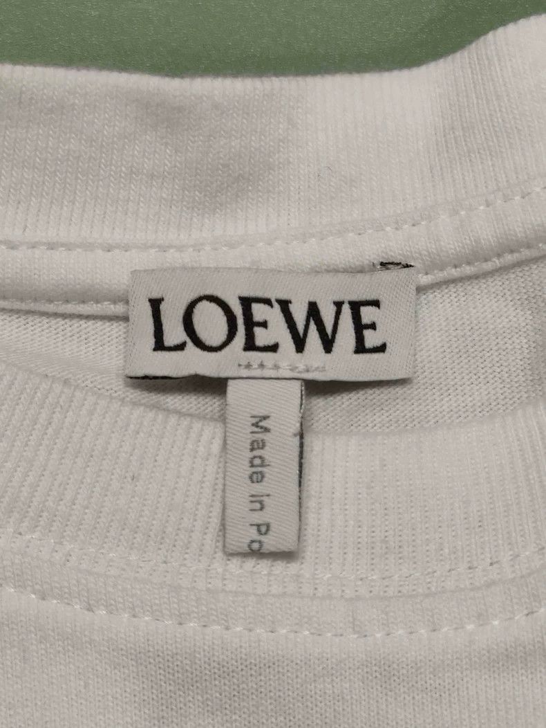 Loewe Loewe White Logo Short Sleeve T-shirt - dmc Size US M / EU 48-50 / 2 - 3 Thumbnail