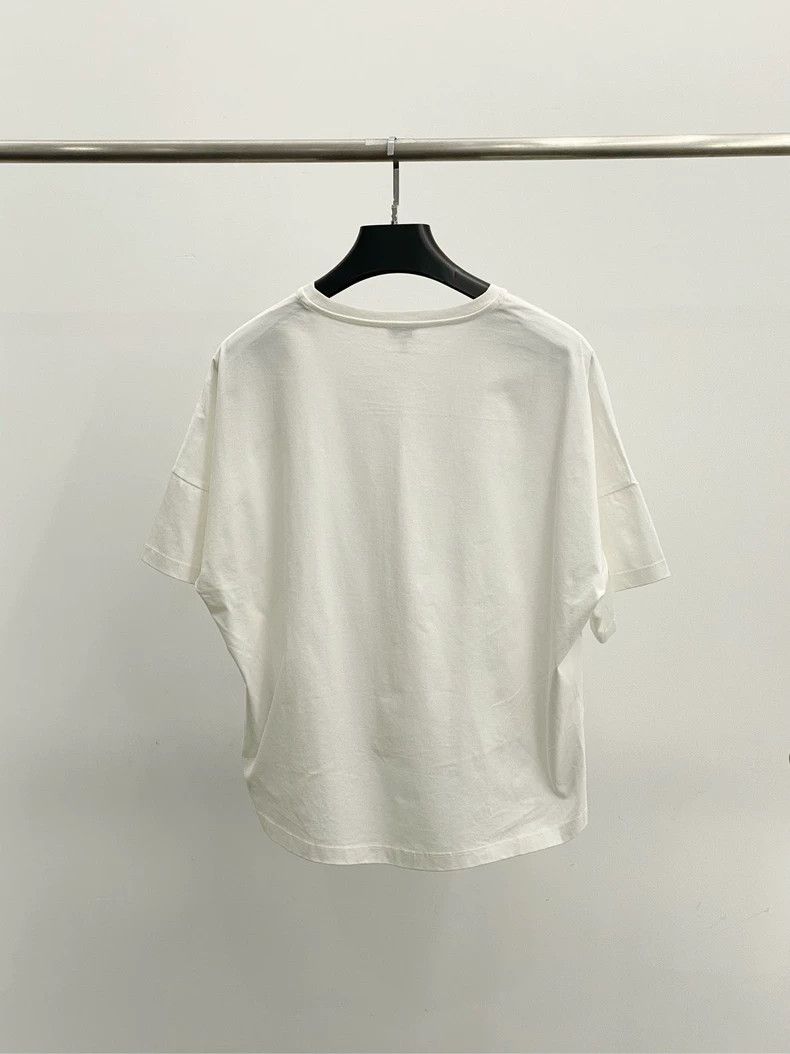 Loewe Loewe White Embroidered Logo Short Sleeve - dmc Size US XS / EU 42 / 0 - 2 Thumbnail