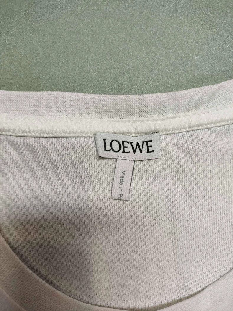 Loewe Loewe White Embroidered Logo Short Sleeve - dmc Size US XS / EU 42 / 0 - 3 Thumbnail