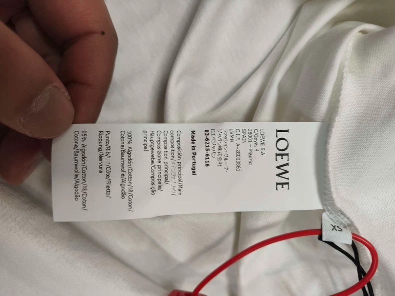 Loewe Loewe White Embroidered Logo Short Sleeve - dmc Size US XS / EU 42 / 0 - 4 Thumbnail