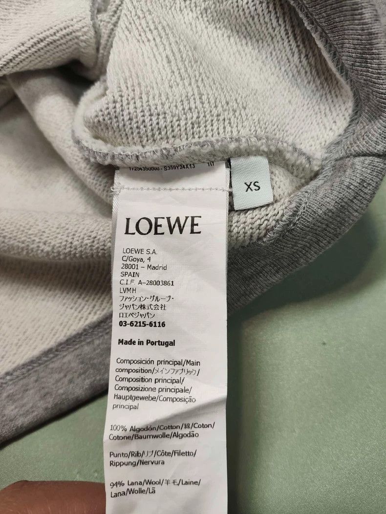 Loewe Loewe Gray Cropped Sweatshirt XS - dmc Size US XS / EU 42 / 0 - 4 Thumbnail