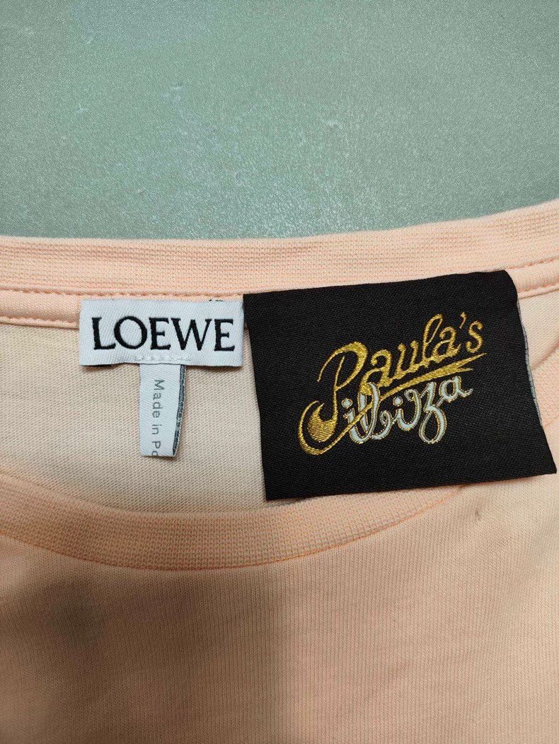 Loewe Loewe Pink Heart Logo Short Sleeve Tee - dmc Size US S / EU 44-46 / 1 - 3 Thumbnail