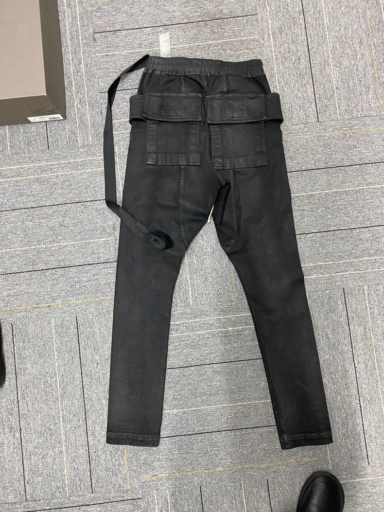 Rick Owens Rick Owens Waxed Cargo Pants S Elastic - dmc Size US 26 / EU 42 - 2 Thumbnail