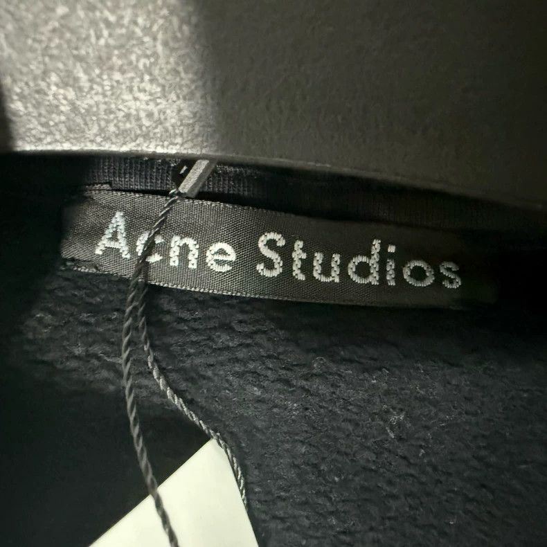 Acne Studios Black Embroidered Hoodie - dmc