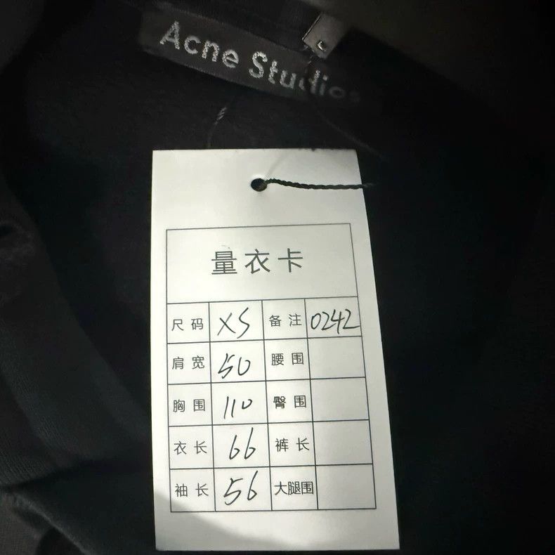 Acne Studios Black Embroidered Hoodie - dmc