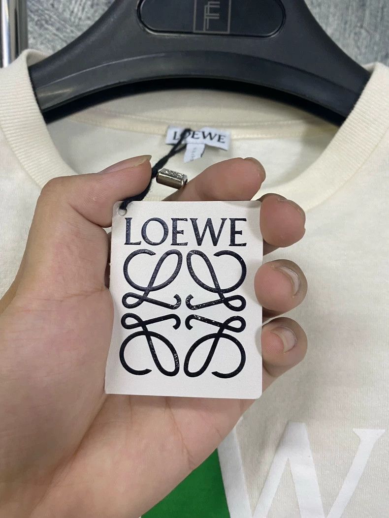 Loewe Loewe White Logo Short Sleeve Top - dmc Size US XS / EU 42 / 0 - 4 Thumbnail