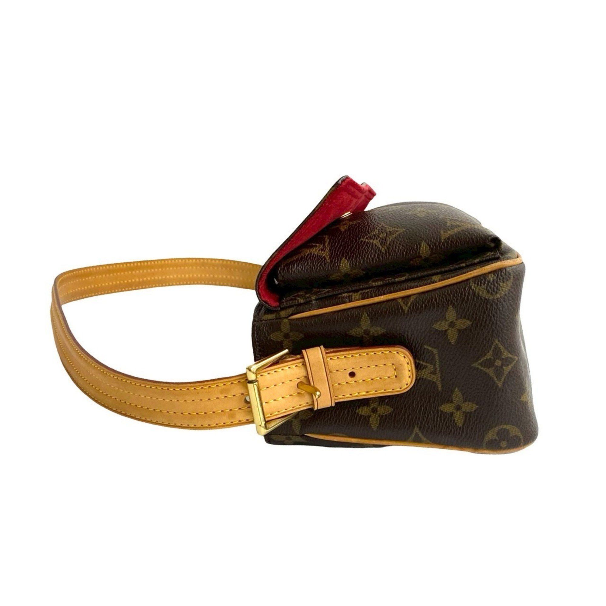 Louis Vuitton LOUIS VUITTON Viva Cite MM Monogram Leather Semi-One Shoulder Bag/Tote Bag, Brown, 93630 Size ONE SIZE - 5 Thumbnail