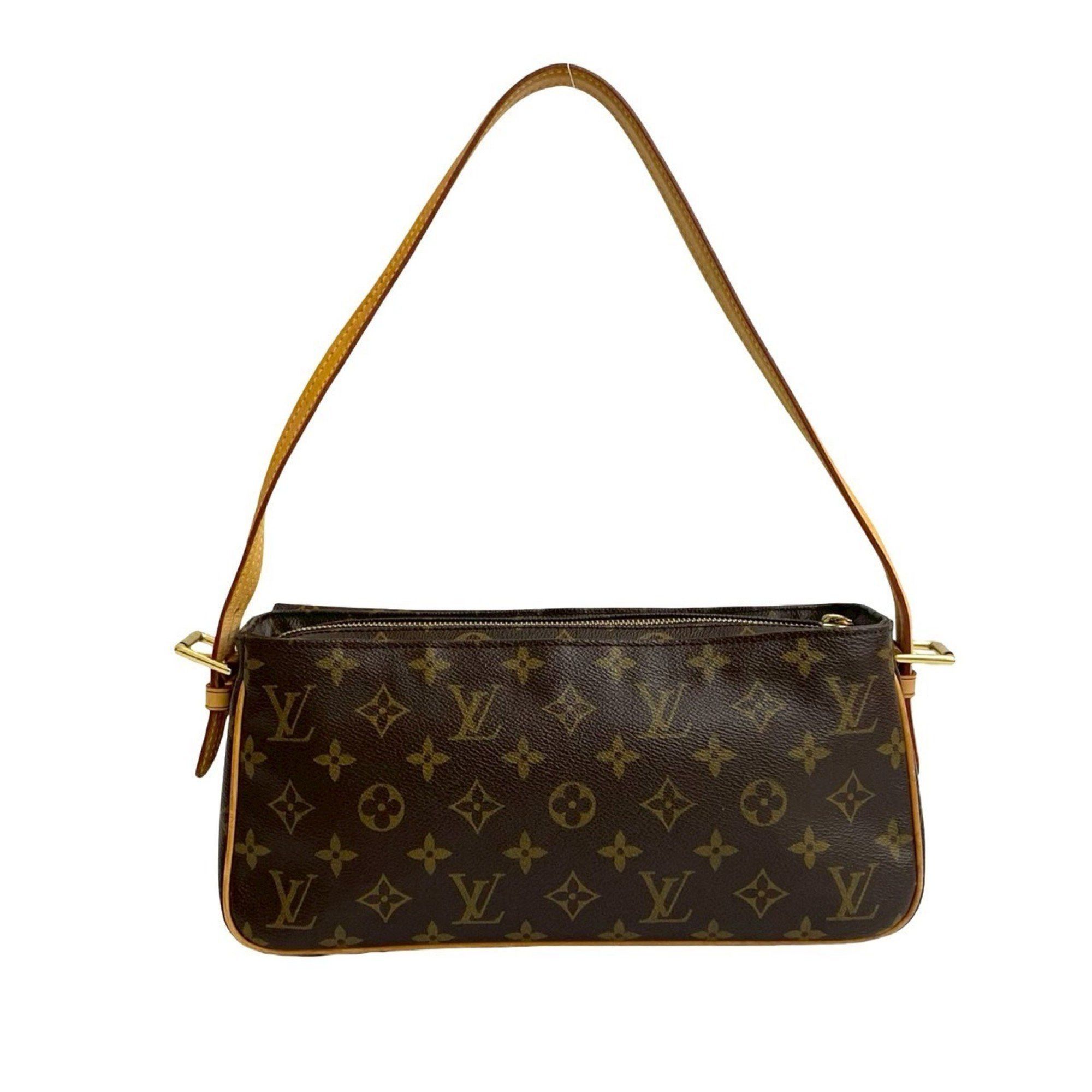 Louis Vuitton LOUIS VUITTON Viva Cite MM Monogram Leather Semi-One Shoulder Bag/Tote Bag, Brown, 93630 Size ONE SIZE - 3 Thumbnail