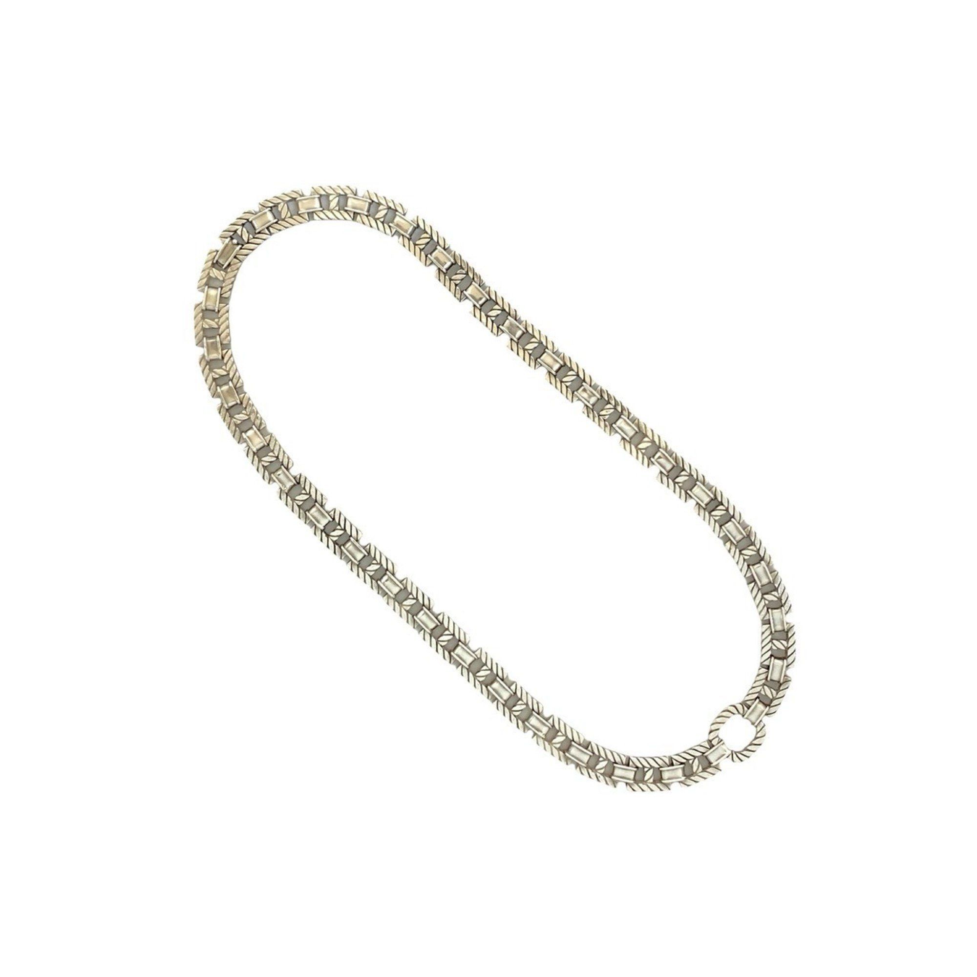 Hermes HERMES Grand Sport Vintage Silver 800 Necklace/Choker Pendant, 25261 Size ONE SIZE - 5 Thumbnail
