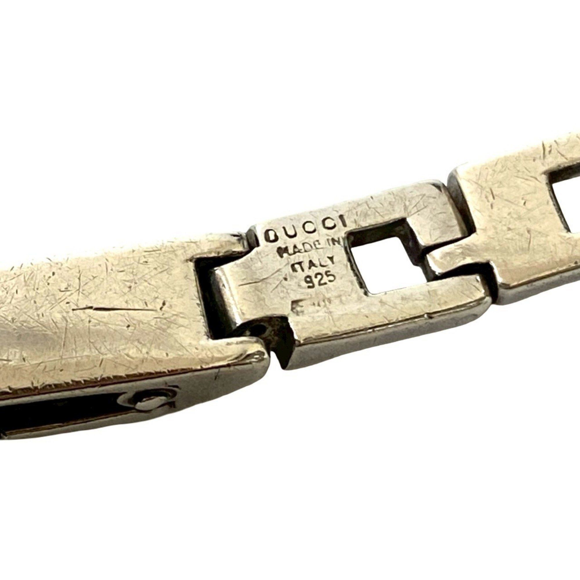 Gucci GUCCI Square G Bracelet, 925 Sterling Silver, Women's, 19488 Size ONE SIZE - 2 Thumbnail