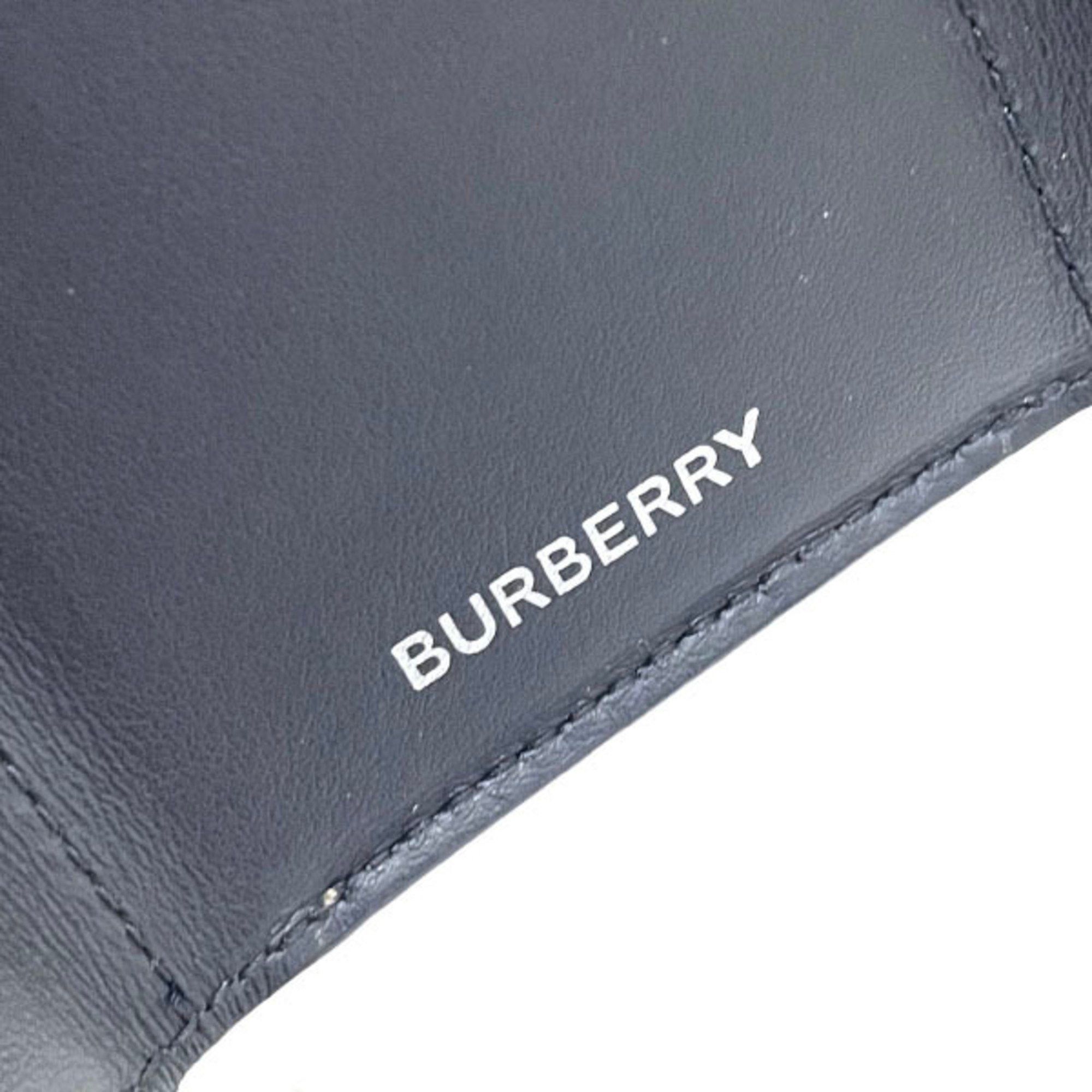Burberry Burberry Check Trifold Wallet, PVC Leather, Beige, Black, BURBERRY Double Wallet AANN-15824 Size ONE SIZE - 11 Thumbnail