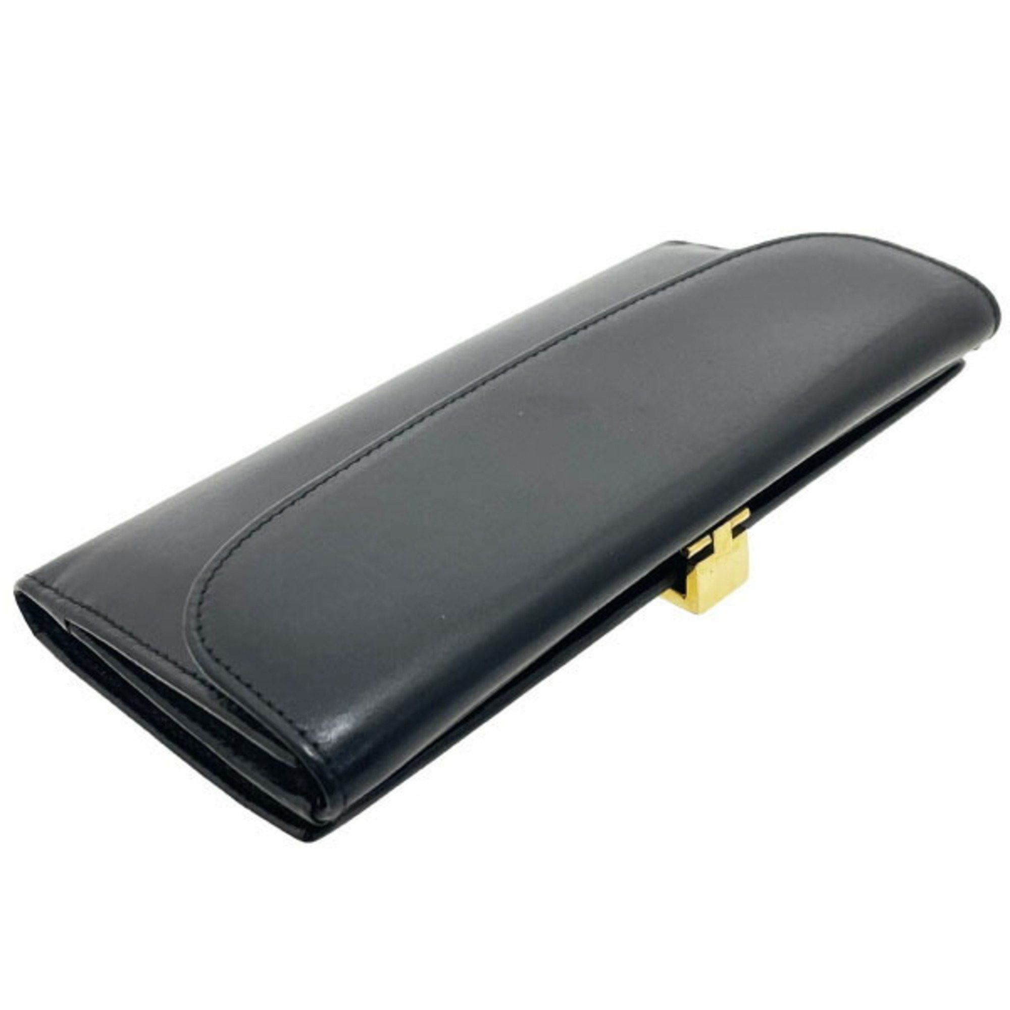 Gucci Gucci Clip Wallet, Double Leather, Black, 035 2778, GUCCI Bi-fold Wallet TT-15747 Size ONE SIZE - 2 Thumbnail
