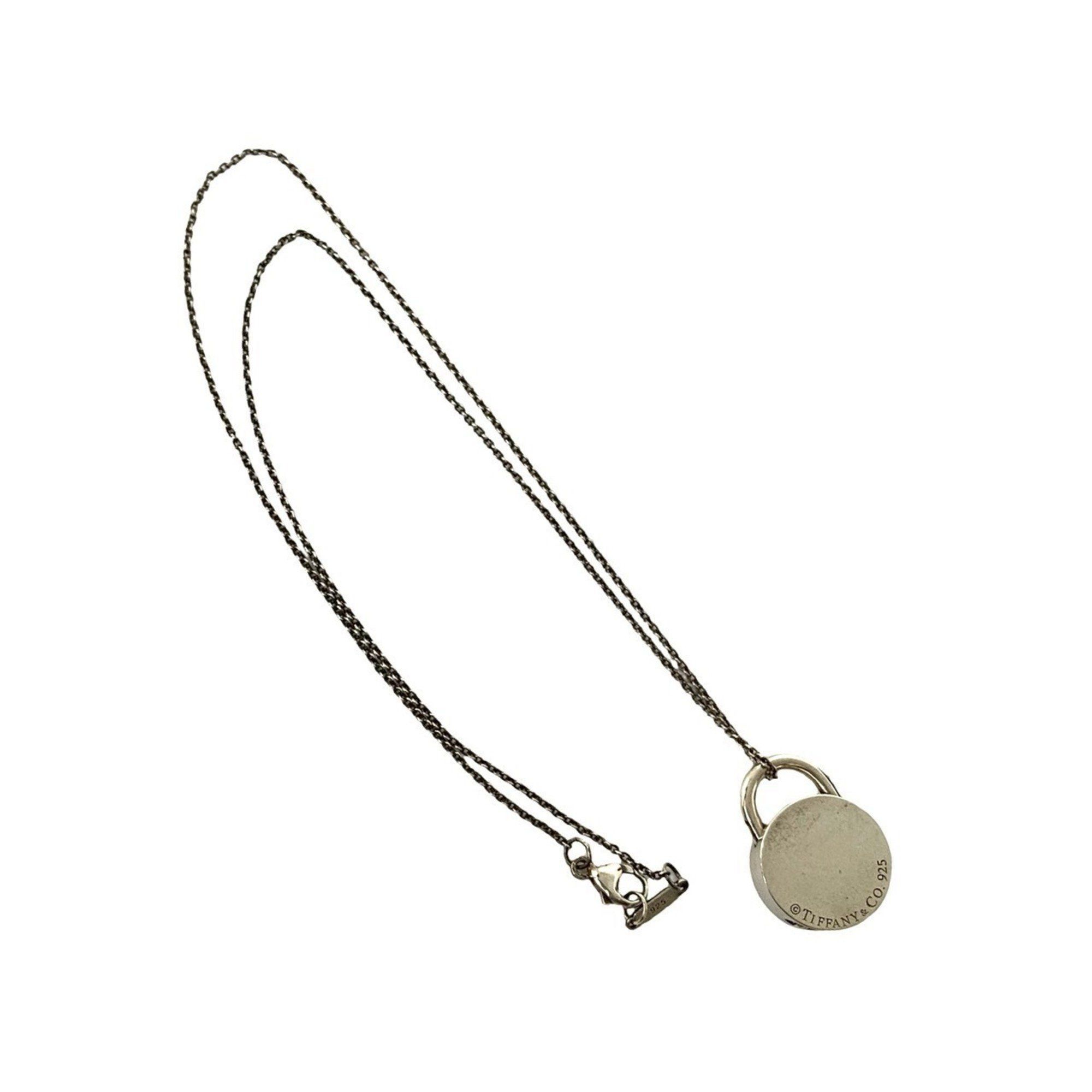 Tiffany & Co. TIFFANY & Co. Tiffany Round Rock Sterling Silver 925 Necklace Pendant Choker -M162 Size ONE SIZE - 6 Thumbnail