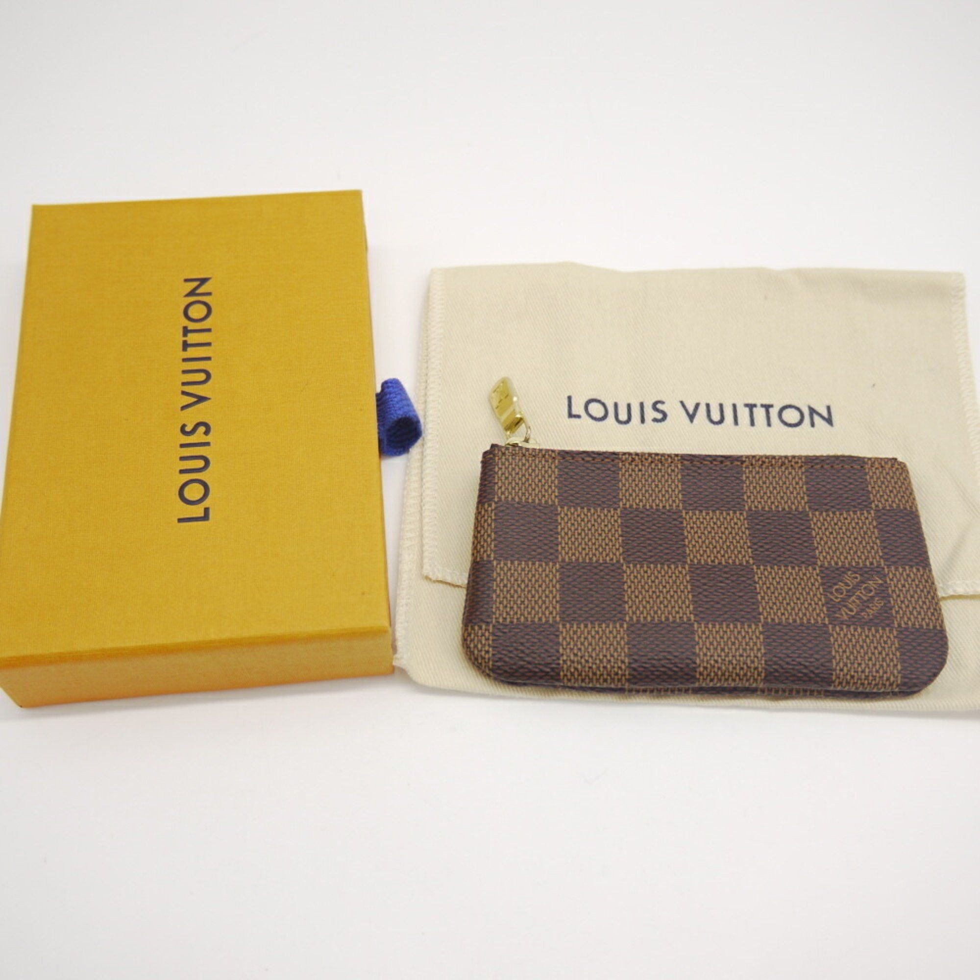 Louis Vuitton Louis Vuitton Pochette Cle Damier Ebene Coin Case N62658 Size ONE SIZE - 6 Thumbnail