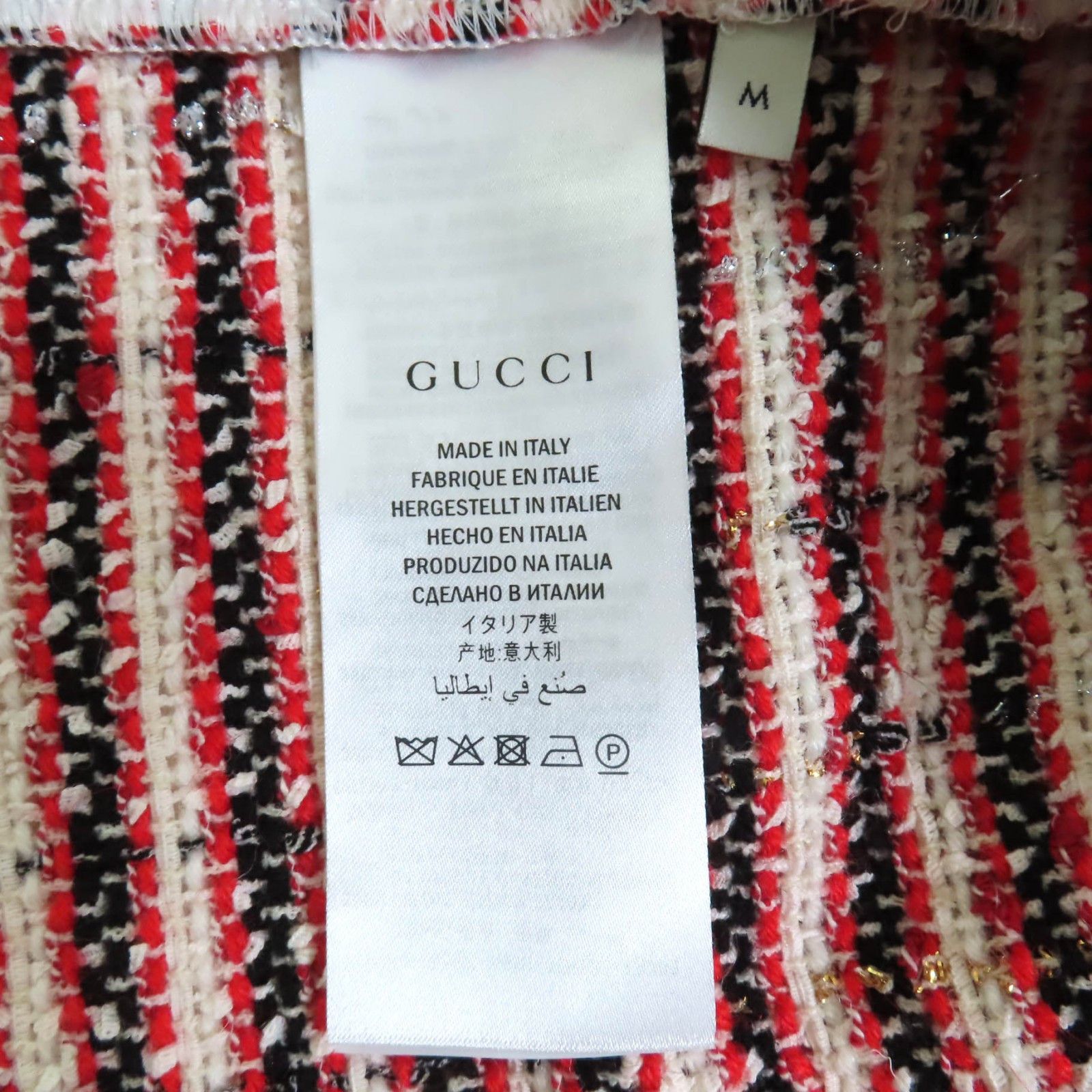 Gucci Gucci Gucci Web line sweatshirt with tweed accents Sweatshirt Cotton Sweatshirts & Hoodies 502126-X9N23 DUTY FREE for USA Size ONE SIZE - 6 Thumbnail