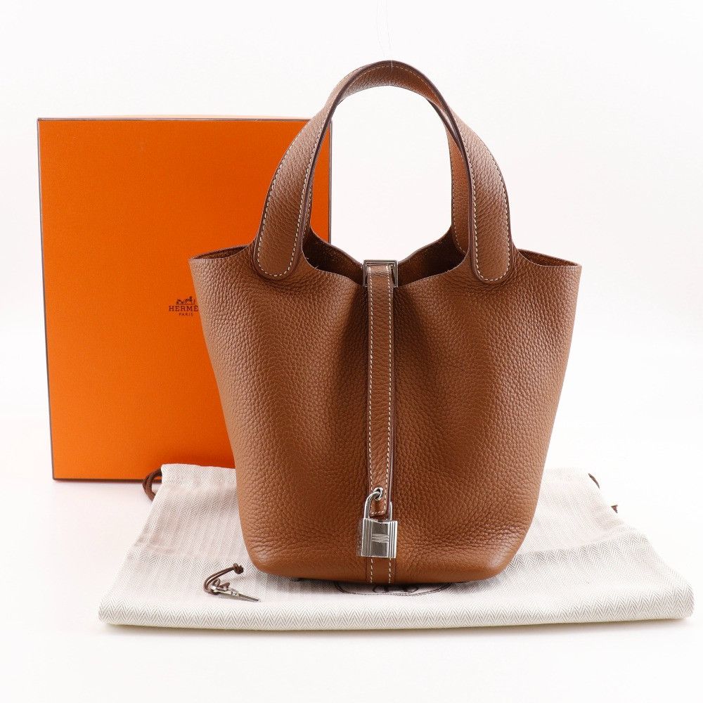Hermes Hermes Hermes Picotin Lock Trillon Clemence Handbag Leather Handbag Stamp Z (2021) DUTY FREE for USA Size ONE SIZE - 12 Thumbnail