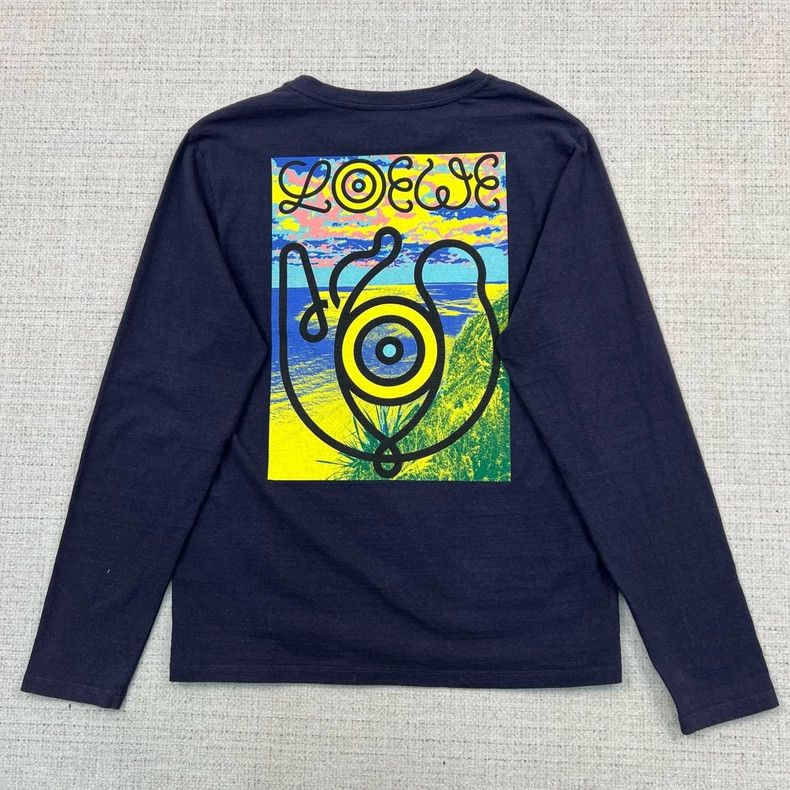 Loewe Loewe Oil Painting Print Long Sleeve T-shirt - dmc Size US L / EU 52-54 / 3 - 3 Thumbnail
