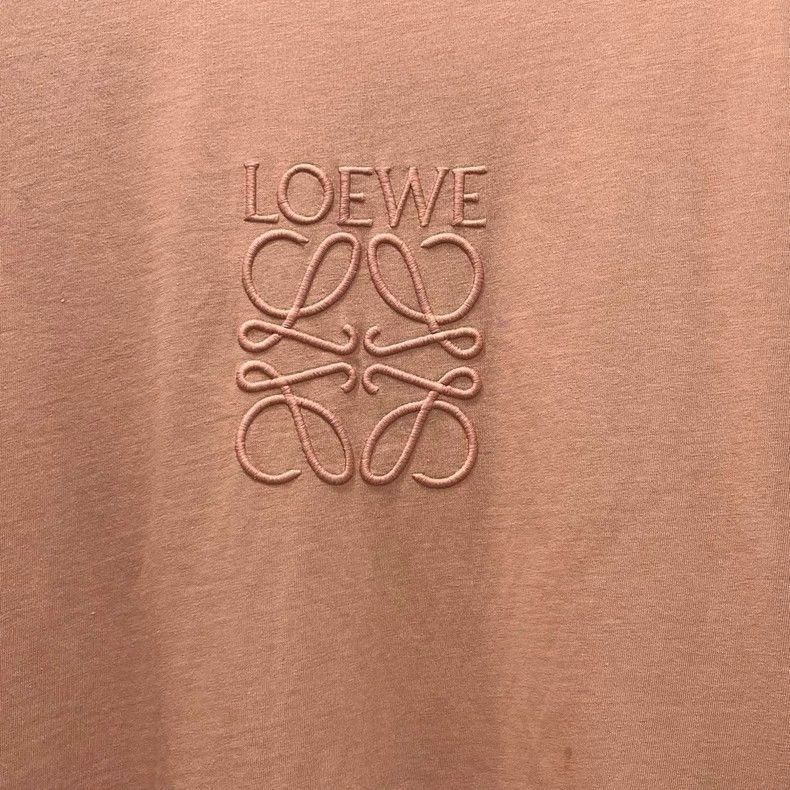 Loewe Loewe FW23 Logo Embroidered Short Sleeve T-shirt - dmc Size US M / EU 48-50 / 2 - 5 Thumbnail