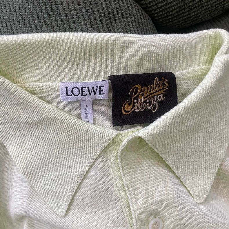 Loewe LOEWE SS21 Embroidered Logo Cotton Polo - dmc Size US S / EU 44-46 / 1 - 3 Thumbnail
