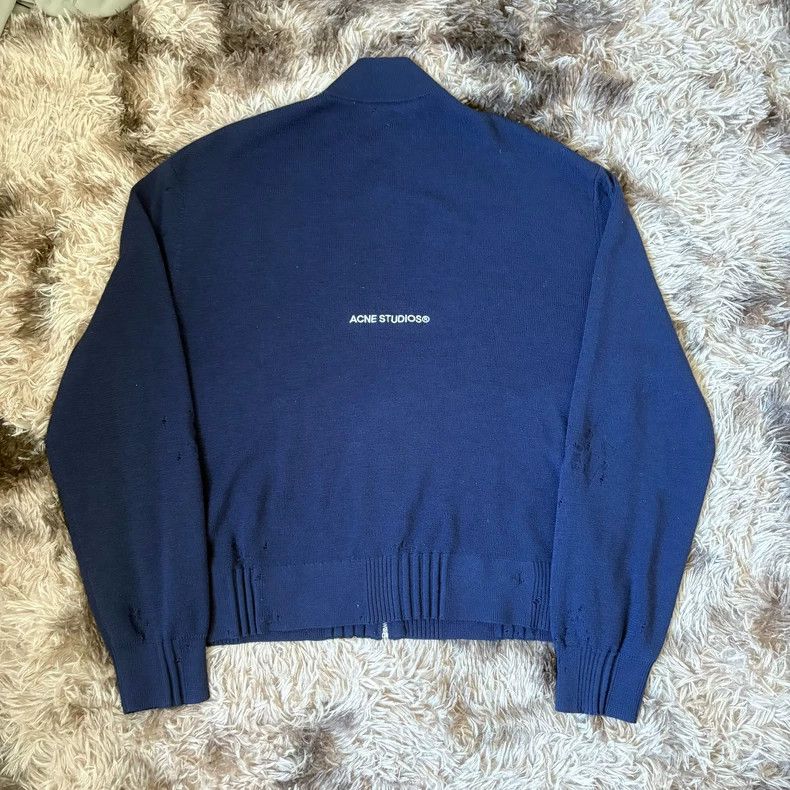 Acne Studios Acne Studios Mock Neck Zip Sweater - dmc Size US XL / EU 56 / 4 - 2 Thumbnail