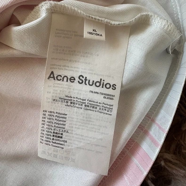 Acne Studios Acne Studios SS24 Football Longsleeve Tee - dmc Size US XL / EU 56 / 4 - 4 Thumbnail