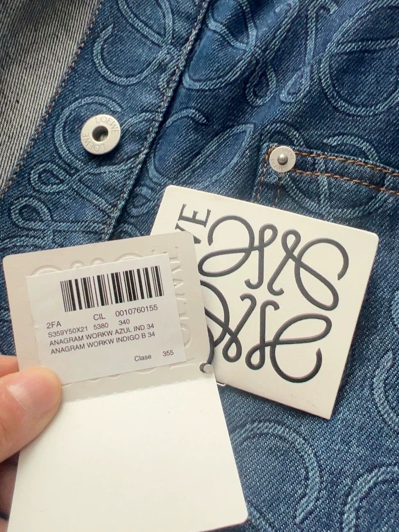 Loewe Loewe Contrast Pocket Denim Jacket - dmc Size US XS / EU 42 / 0 - 7 Thumbnail