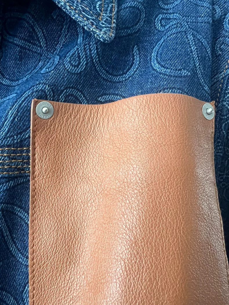 Loewe Loewe Contrast Pocket Denim Jacket - dmc Size US XS / EU 42 / 0 - 5 Thumbnail