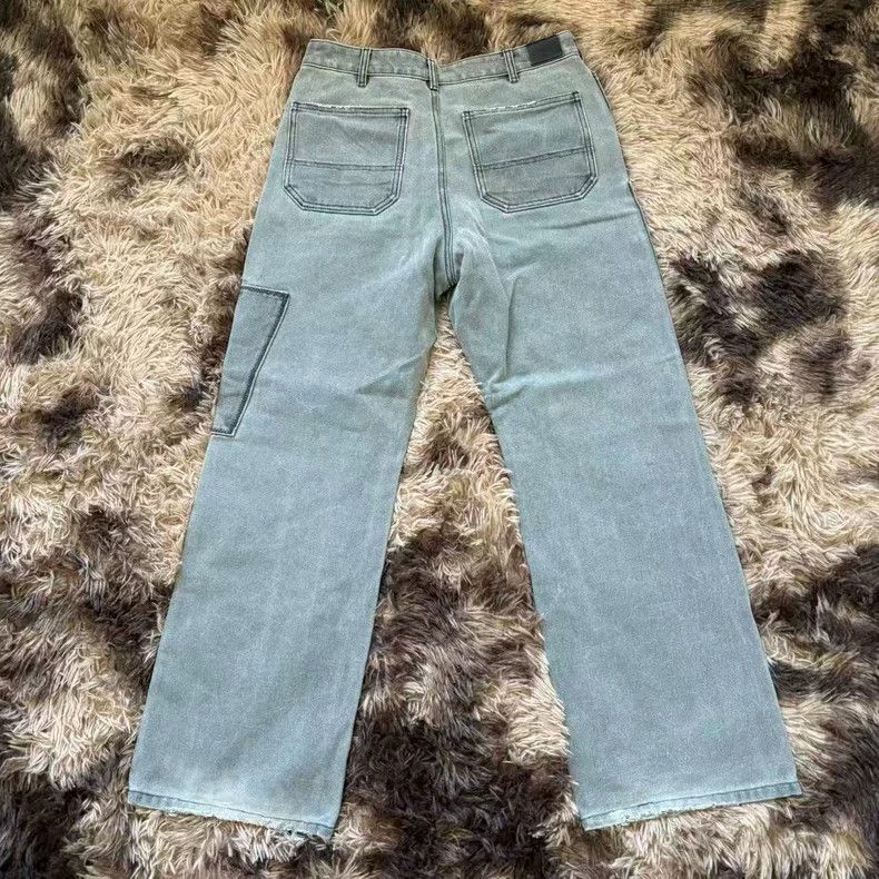 Acne Studios Acne Studios FW23 Patch Canvas Trousers - dmc Size US 26 / EU 42 - 2 Thumbnail