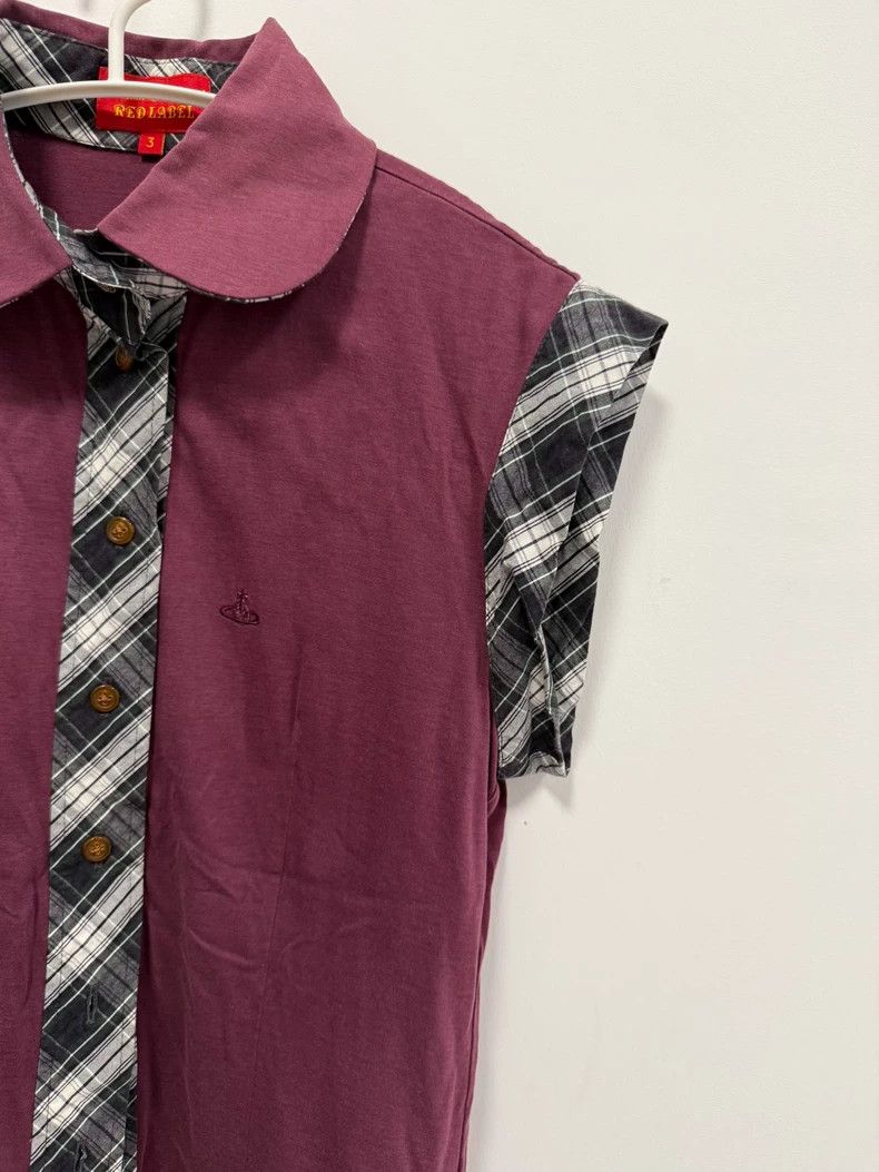Vivienne Westwood Vivienne Westwood Checkered Short Sleeve Shirt - dmc Size US XS / EU 42 / 0 - 3 Thumbnail
