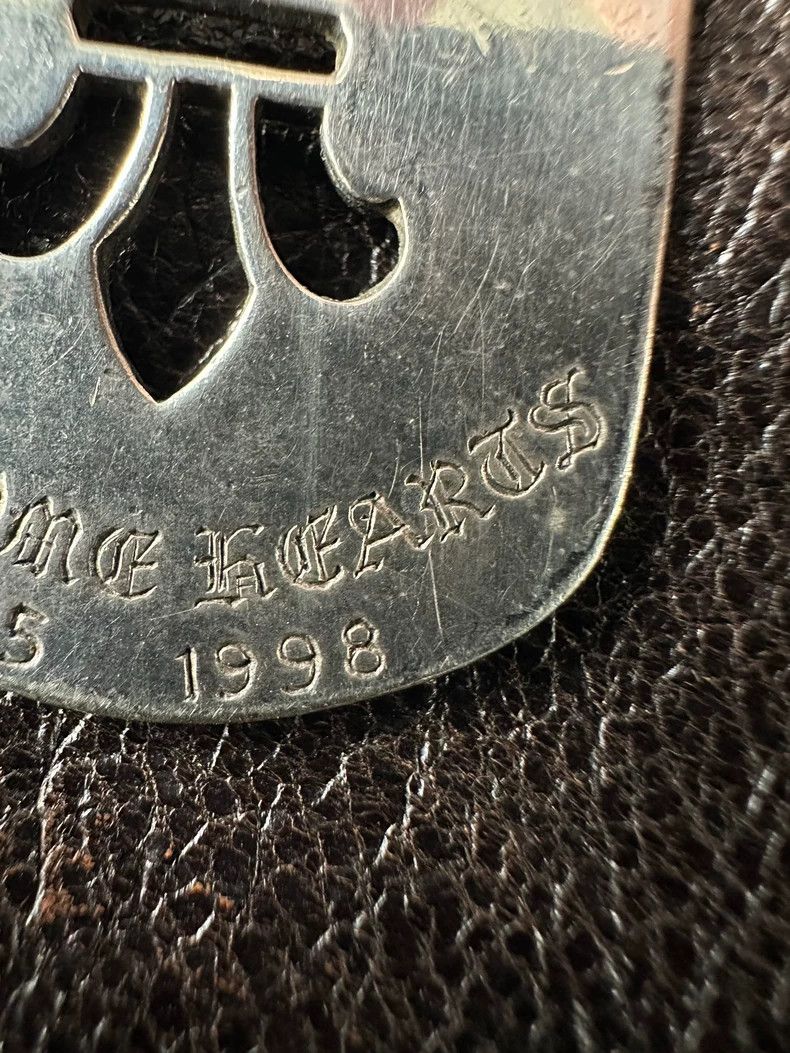 Chrome Hearts Chrome Hearts Large Iris Dog Tag Pendant - dmc Size ONE SIZE - 4 Thumbnail