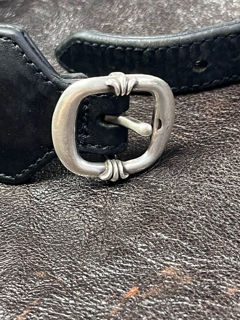 Chrome Hearts Chrome Hearts Silver Buckle Leather Bracelet - dmc Size ONE SIZE - 2 Thumbnail