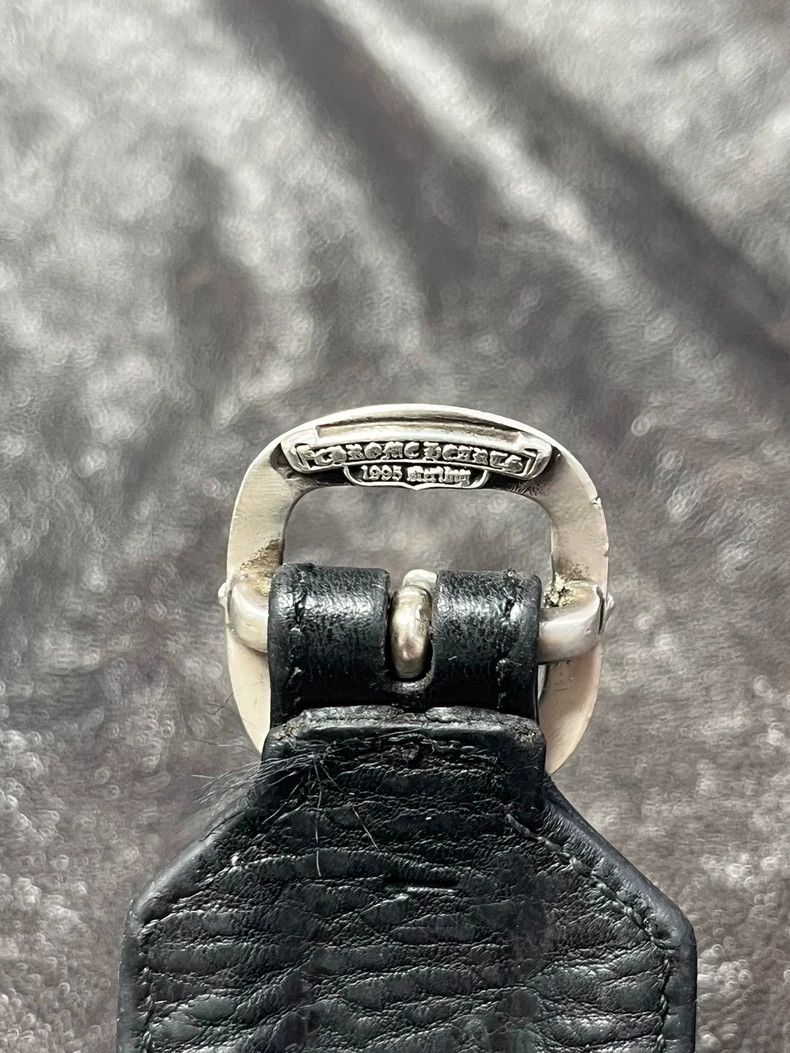 Chrome Hearts Chrome Hearts Silver Buckle Leather Bracelet - dmc Size ONE SIZE - 3 Thumbnail